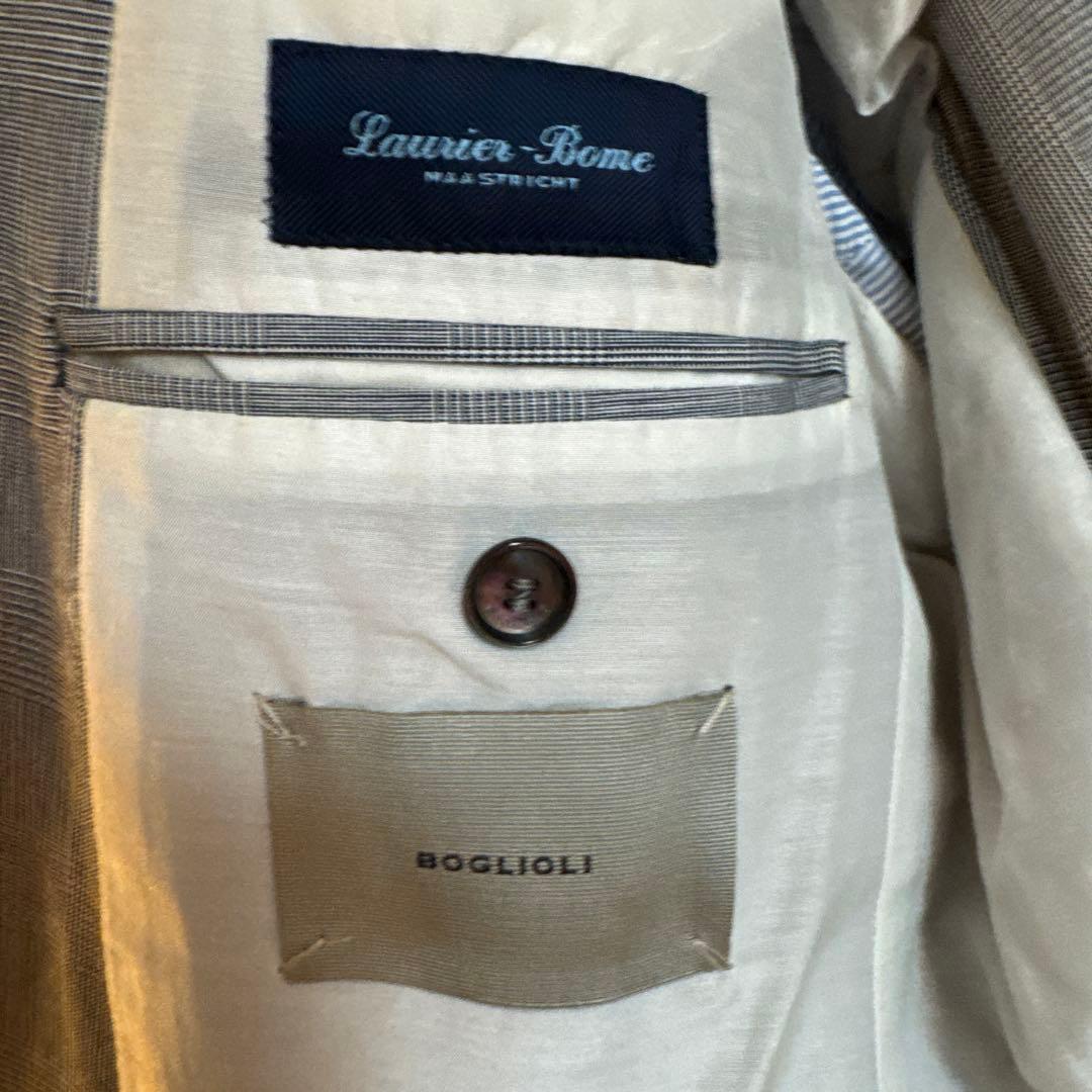 BOGLIOLI グレー　ビジネスジャケット　上下