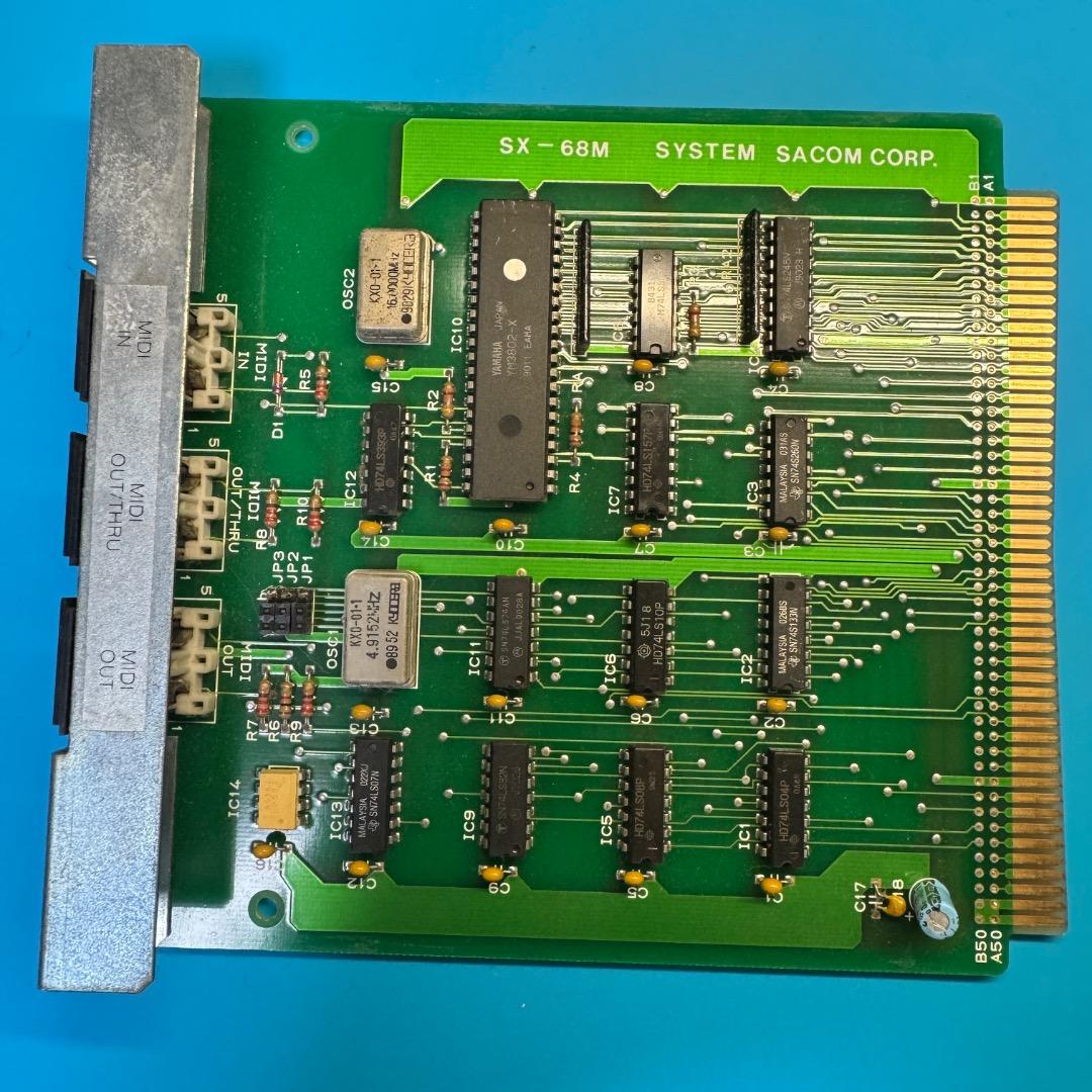 【動作OK】X68000 MIDIインターフェースボード SX68M