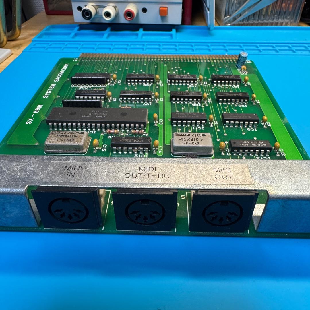 【動作OK】X68000 MIDIインターフェースボード SX68M
