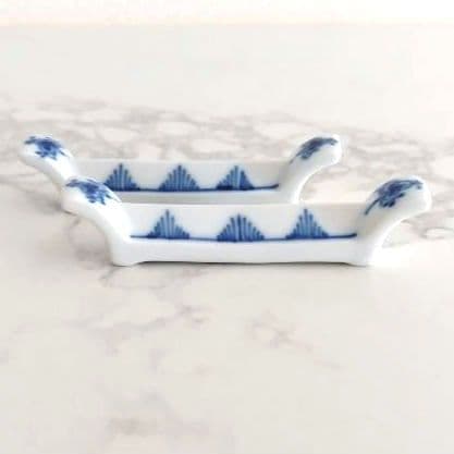 未使用品♥ロイヤルコペンハーゲン✿ブルーフルーテッドプレイン ナイフレスト 箸置