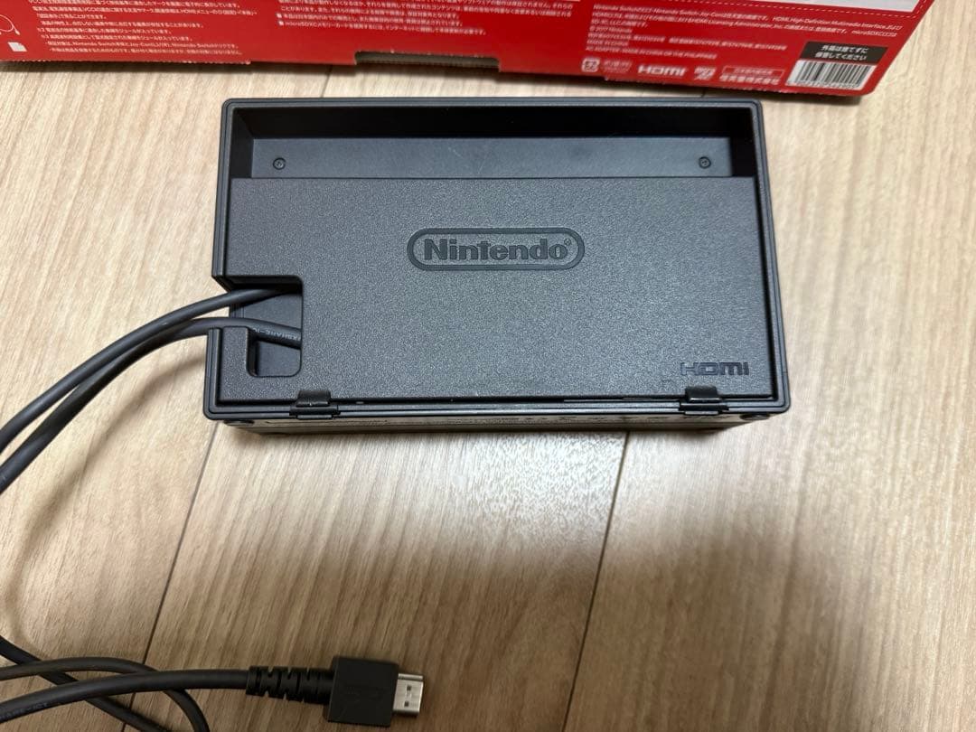 NintendoSwitch 本体 グレー ゲームパッド　microSD128g