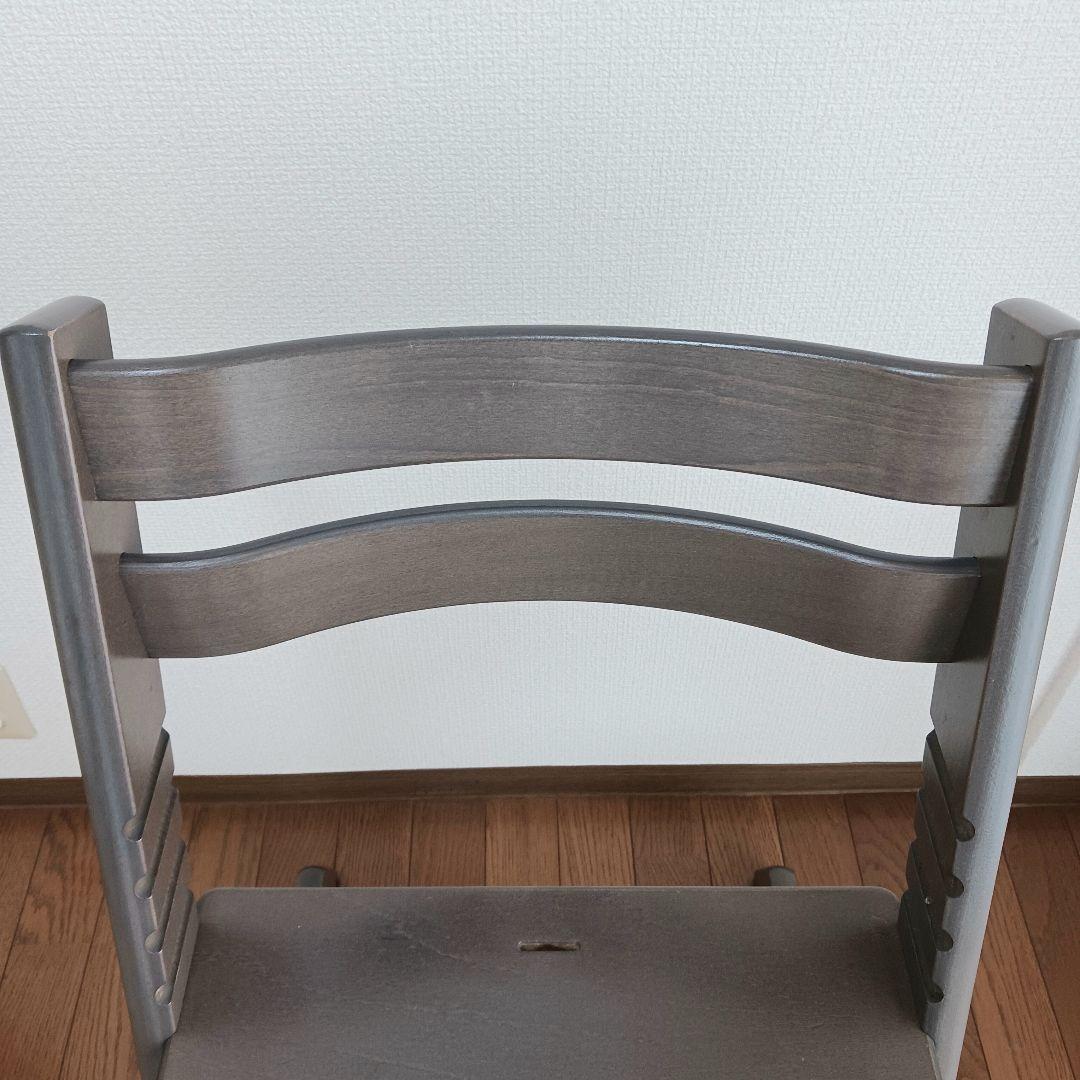 【美品】ストッケ　トリップトラップ　ヘイジーグレー