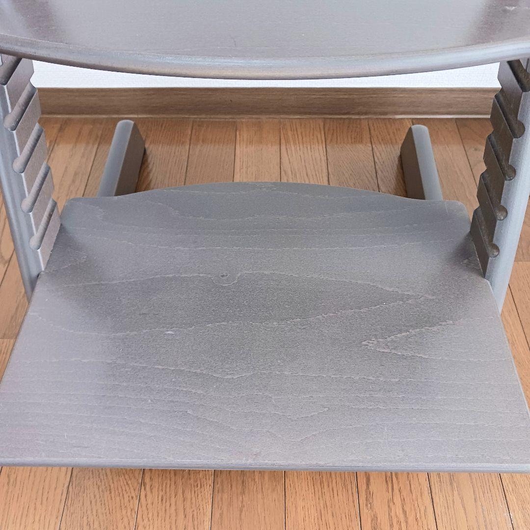 【美品】ストッケ　トリップトラップ　ヘイジーグレー