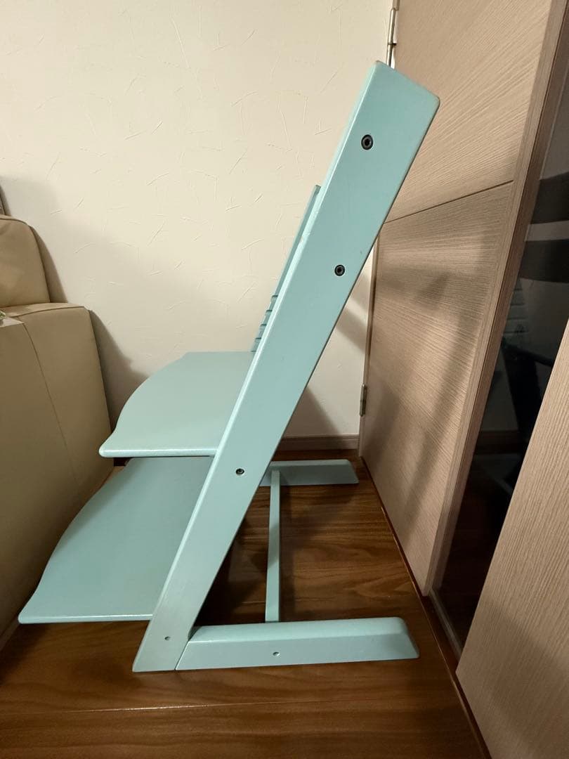 ストッケ　トリップトラップ　水色　ベビーチェア