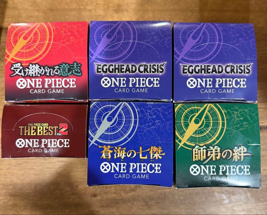 ワンピースカード　5BOX エッグヘッドクライシス他