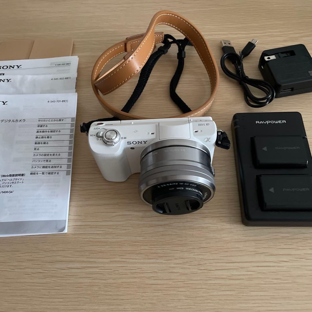 SONY α コンパクトデジタルカメラ ホワイト