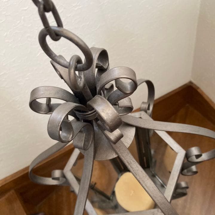 新品 アンティーク ランタン シェード