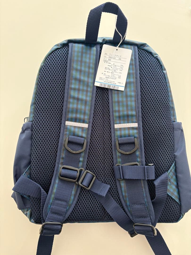 Familiar リュックサック チェック柄