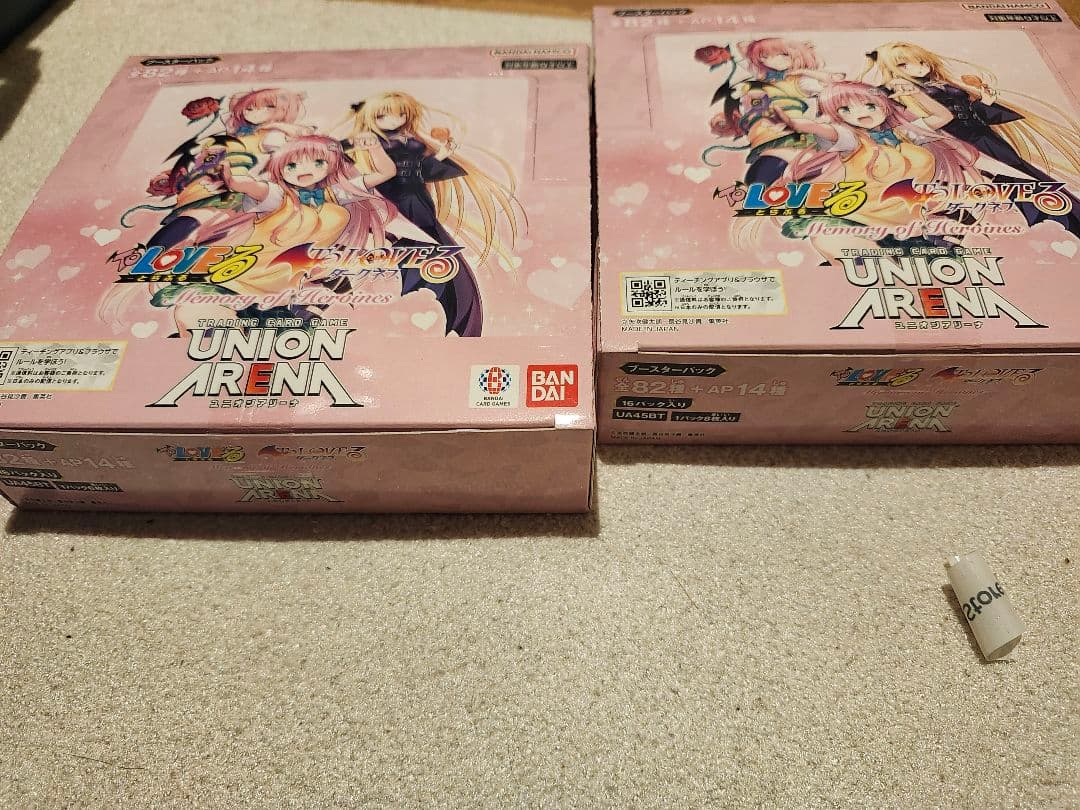 ユニオンアリーナ ToLOVEるダークネス テープカット済み2BOX
