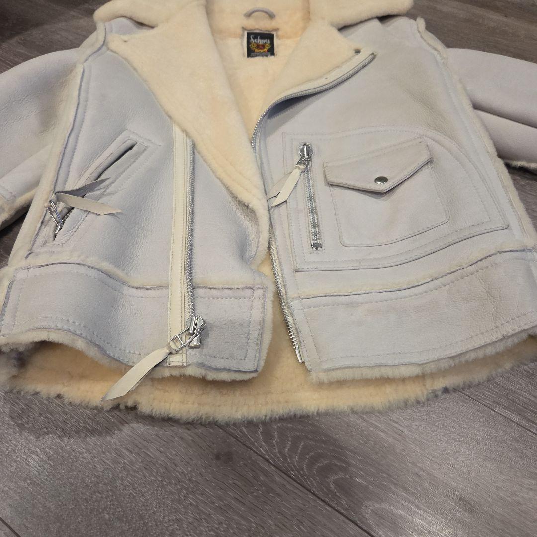 Schott ホワイトライダースジャケット
