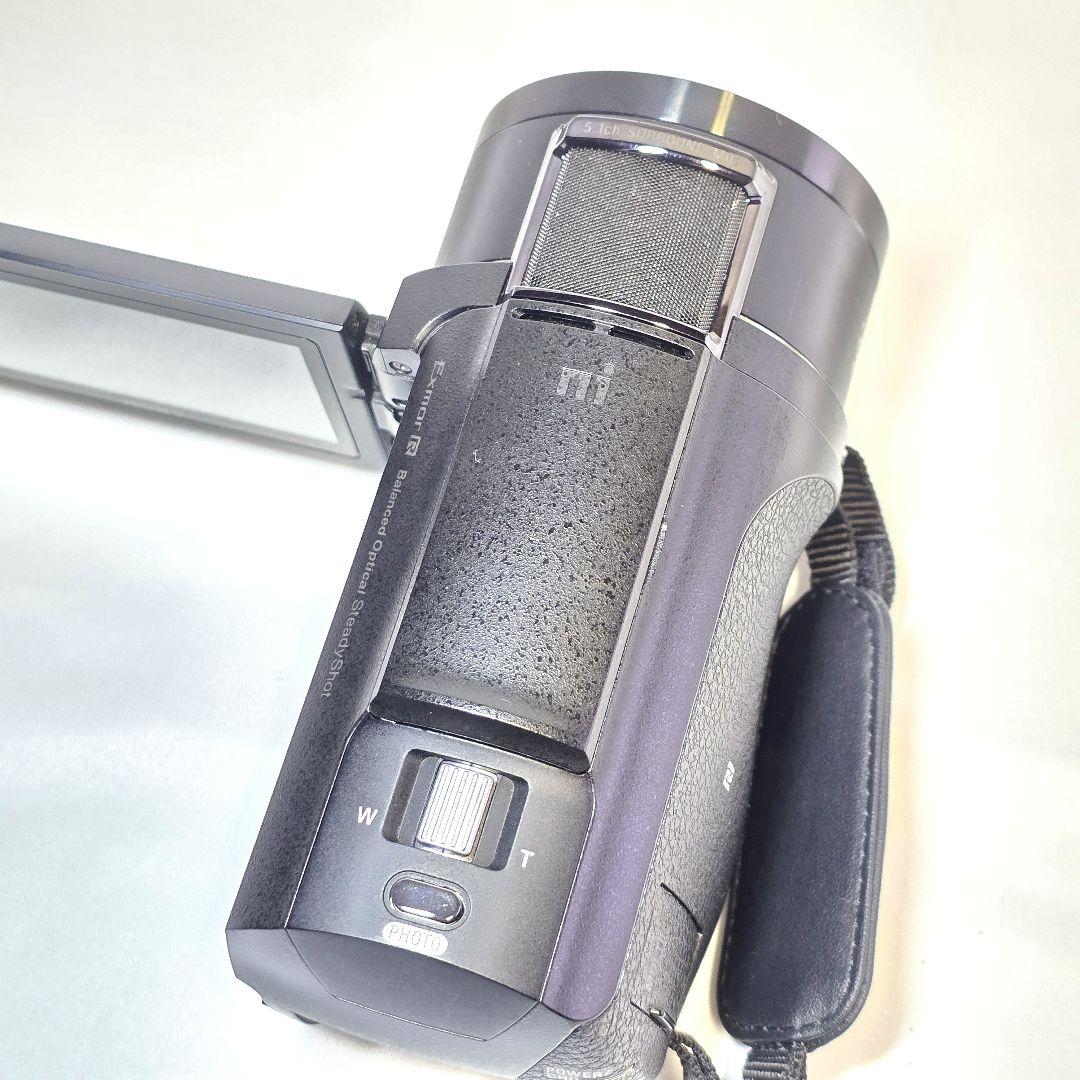 【美品】SONY 4Kビデオカメラ FDR-AX45　大容量バッテリー2個付き