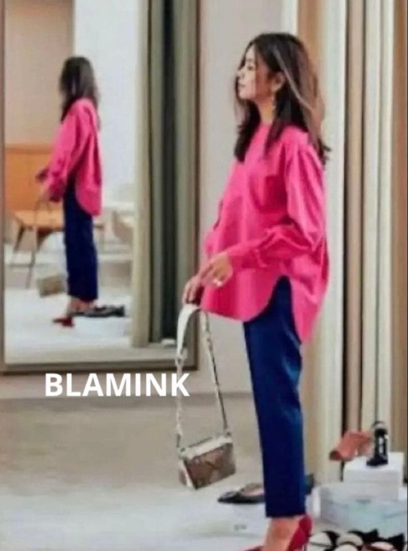 BLAMINKブラミンク　コットン100%プルオーバー