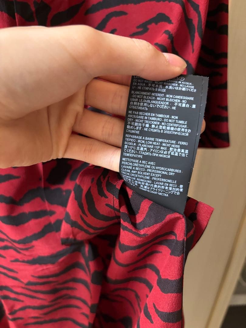 エディ期ゼブラ柄シャツ 41 2019-20AW