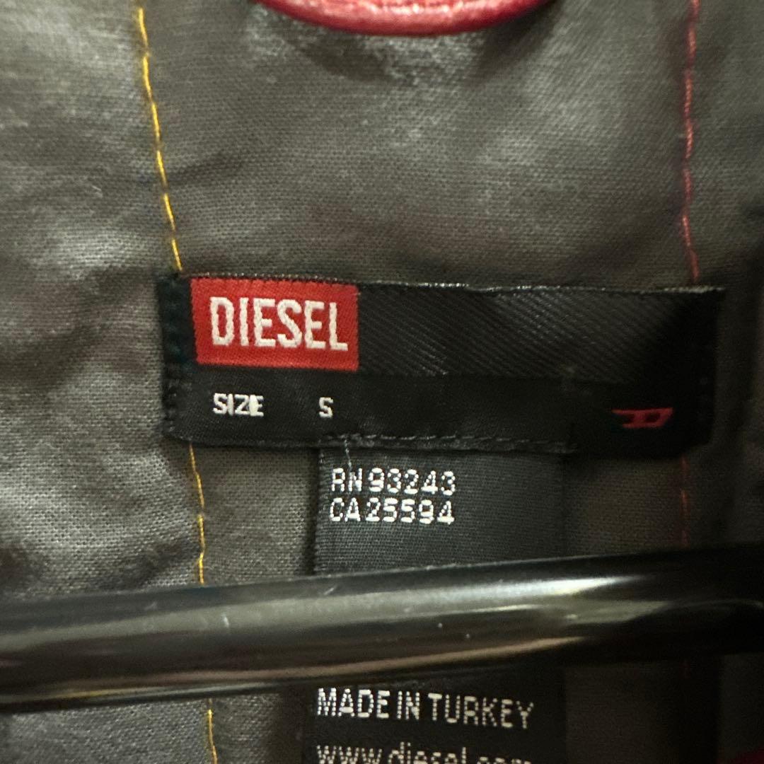 DIESEL 本革 ライダースレザージャケット