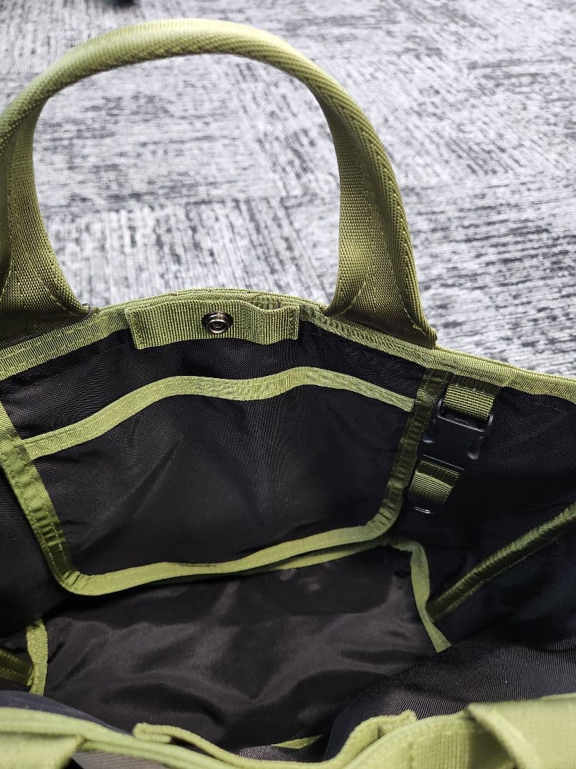 BRIEFING トートバッグ グリーン/ブラック