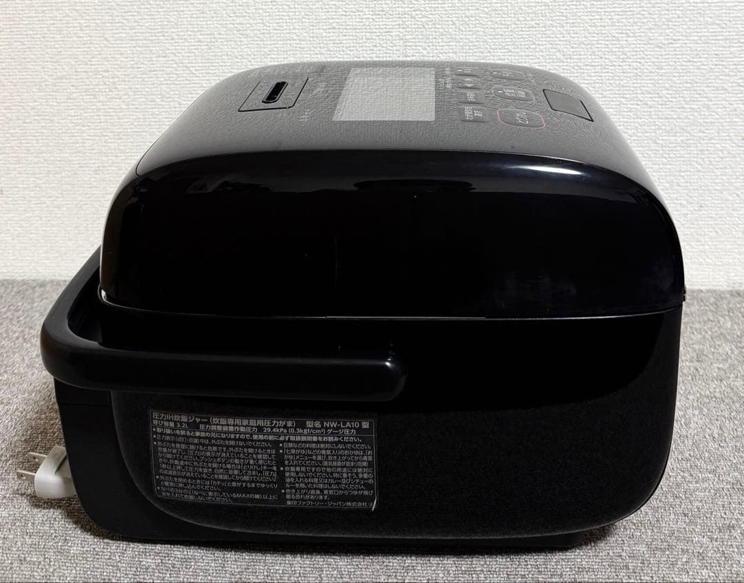 象印 炎舞炊き 圧力IH炊飯ジャーNW-LA10 動作保証