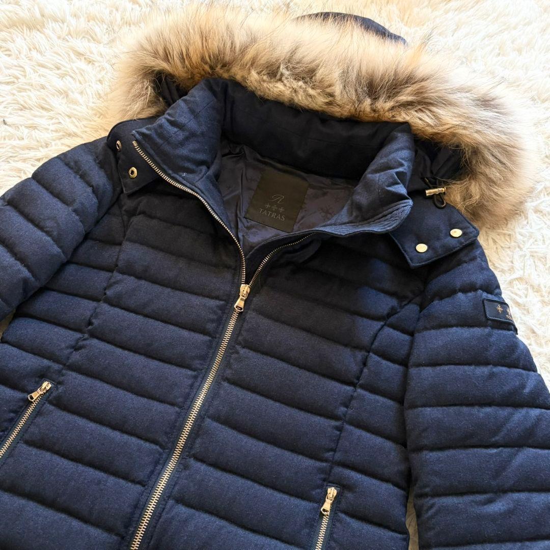 極美品 タトラス ダウンコート CIMA チマ ネイビー