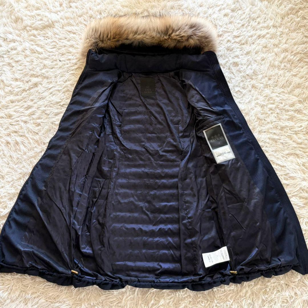 極美品 タトラス ダウンコート CIMA チマ ネイビー