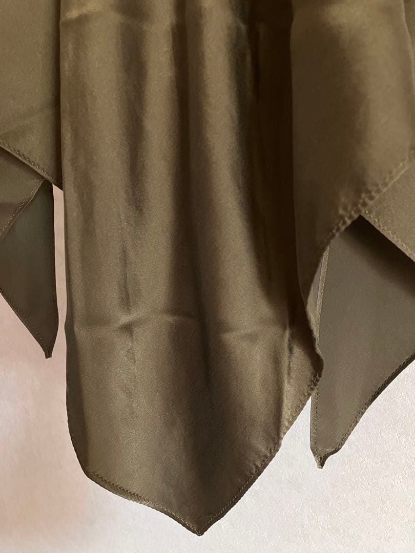 【新品】SHISHIKUI SILK SCARF CAP / KHAKI