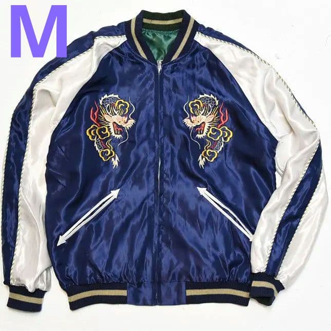 東洋スカジャン　DRAGON×LANDSCAPE