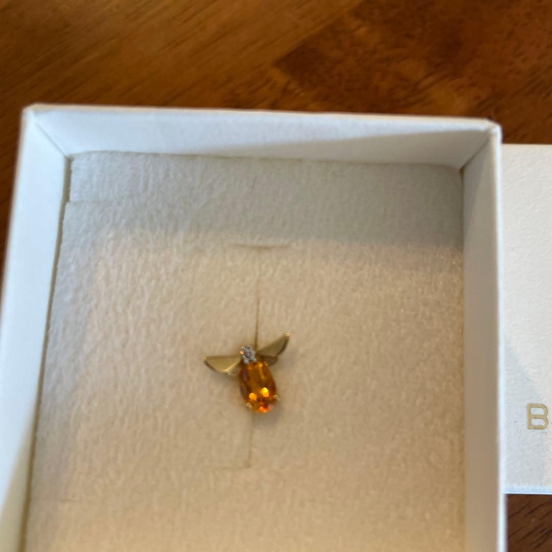Bijou de M オレンジ蜂デザインピアス(片耳用)