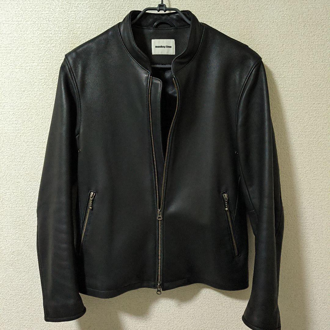 美品✨monkeytime★ラムレザー/羊革ライダース