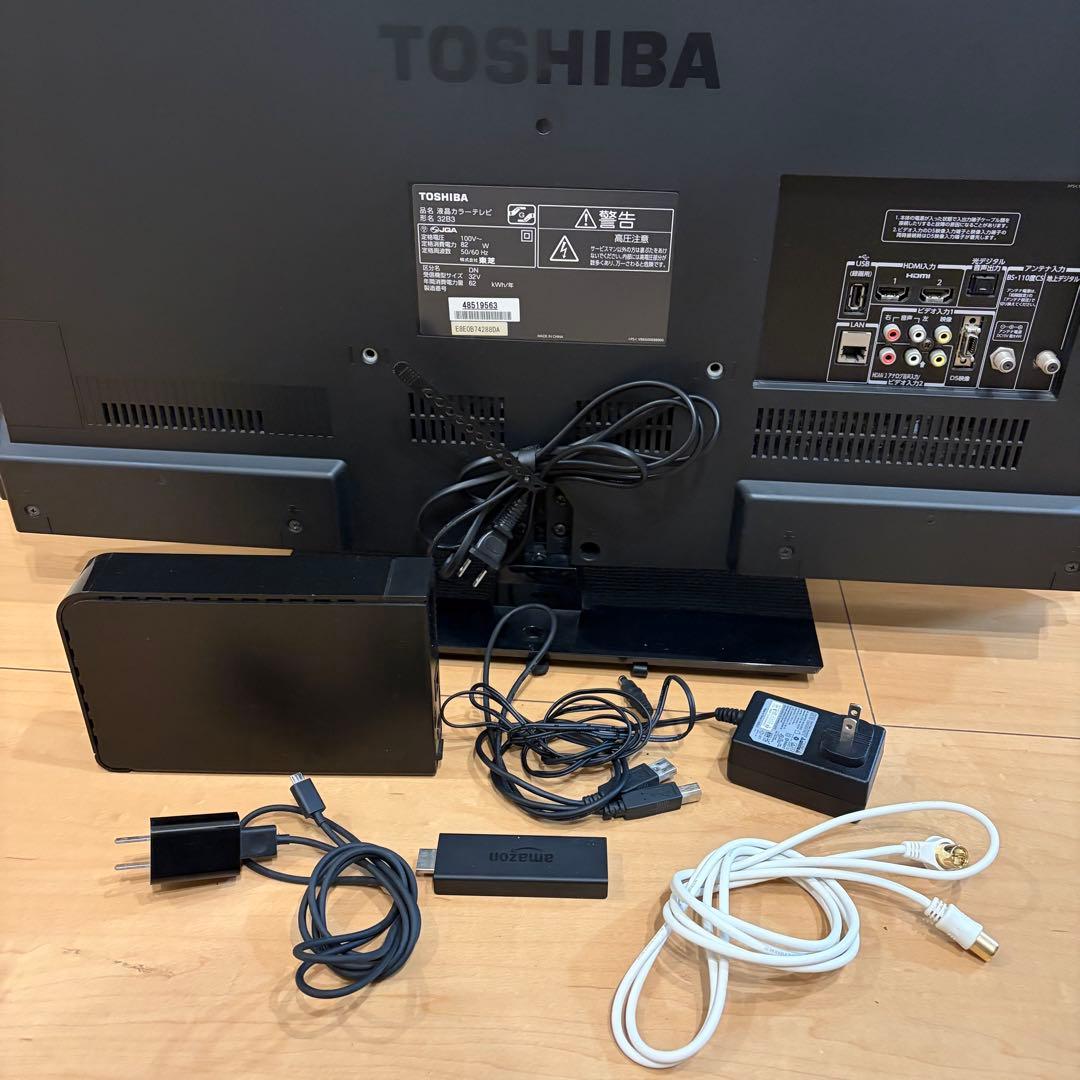 【すぐ見るセット】TOSHIBA REGZA 32型液晶テレビ ネトフリ◎録画◎