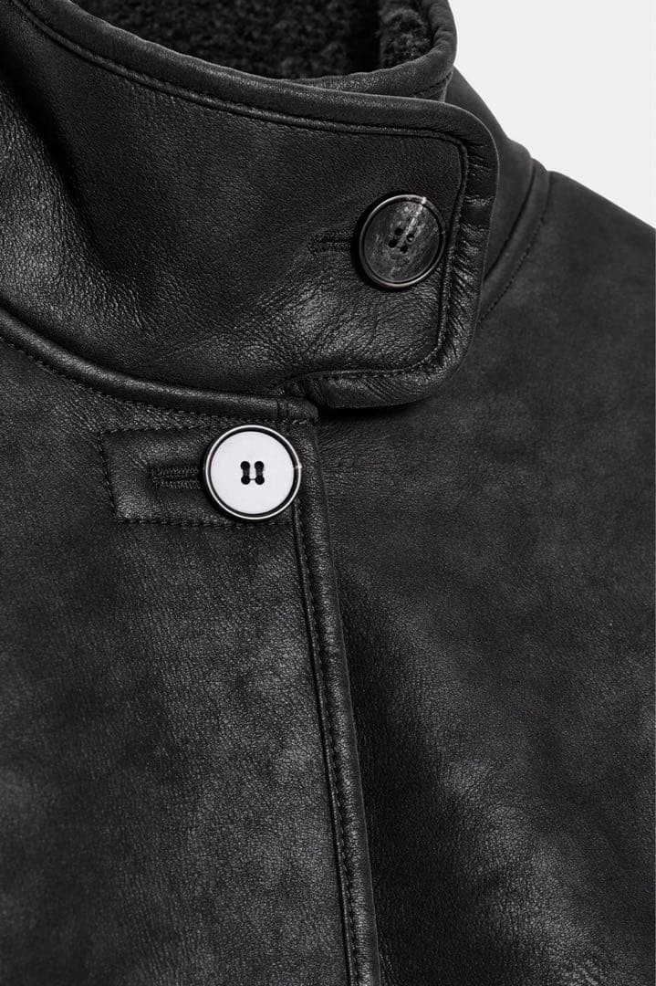 zara ダブルフェイス　フェイクスエードジャケット