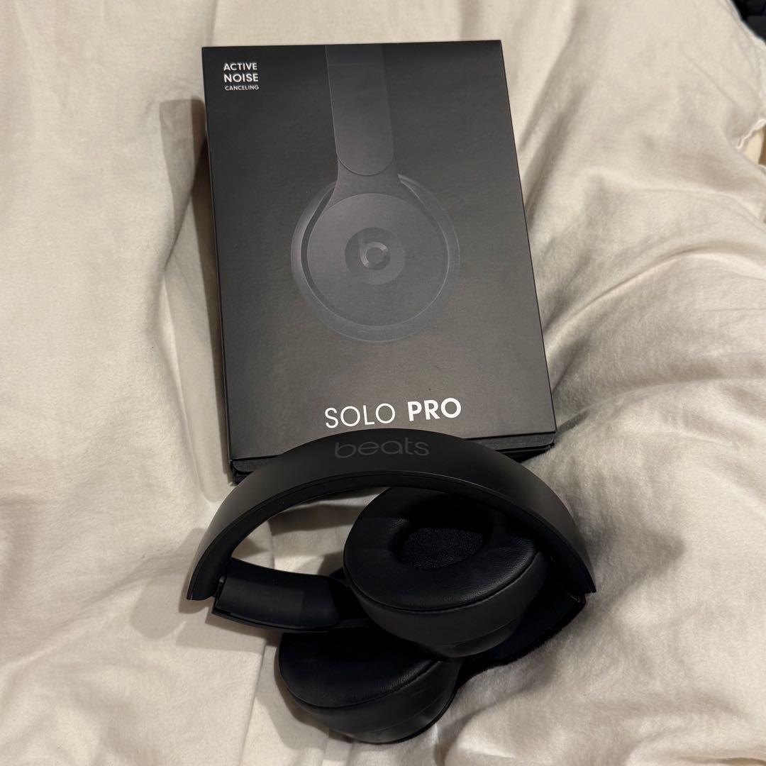 Beats Solo Pro ブルートゥース ヘッドホン ワイヤレス ブラック
