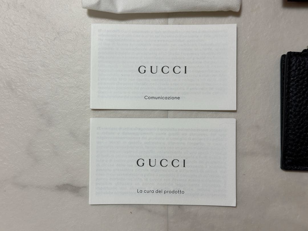 【新品】GUCCI ロゴ ジップカードケース