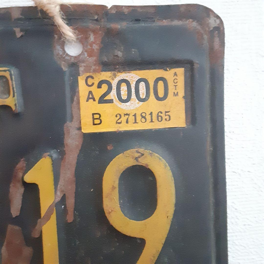 値下げ！ カリフォルニア州 ② 前後セット ナンバープレート ライセンスプレート