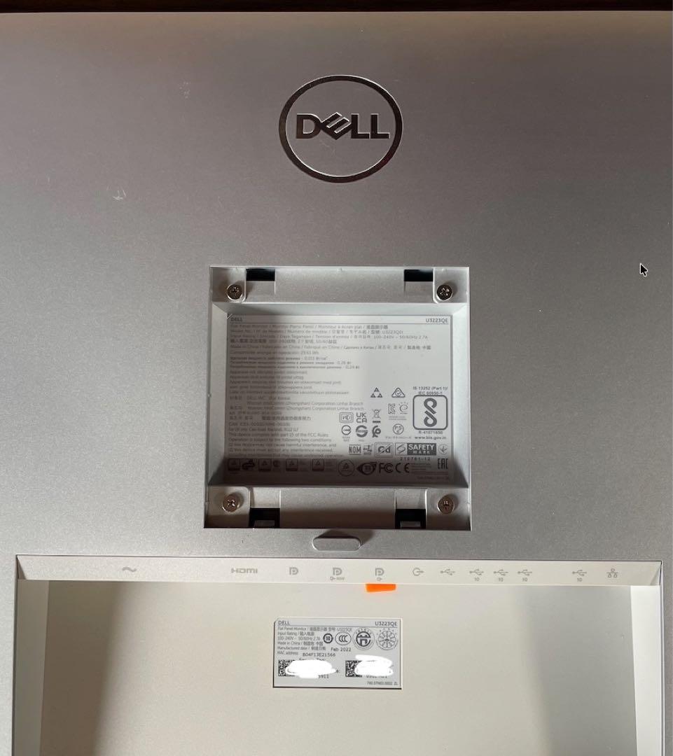 DELL 4Kモニター 32型 U3223QE USB-C