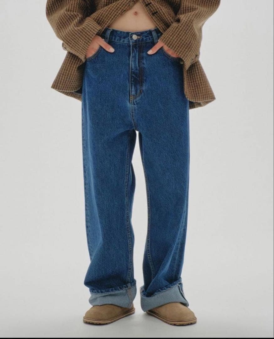 todayful Cary's Denim 25 ブルー