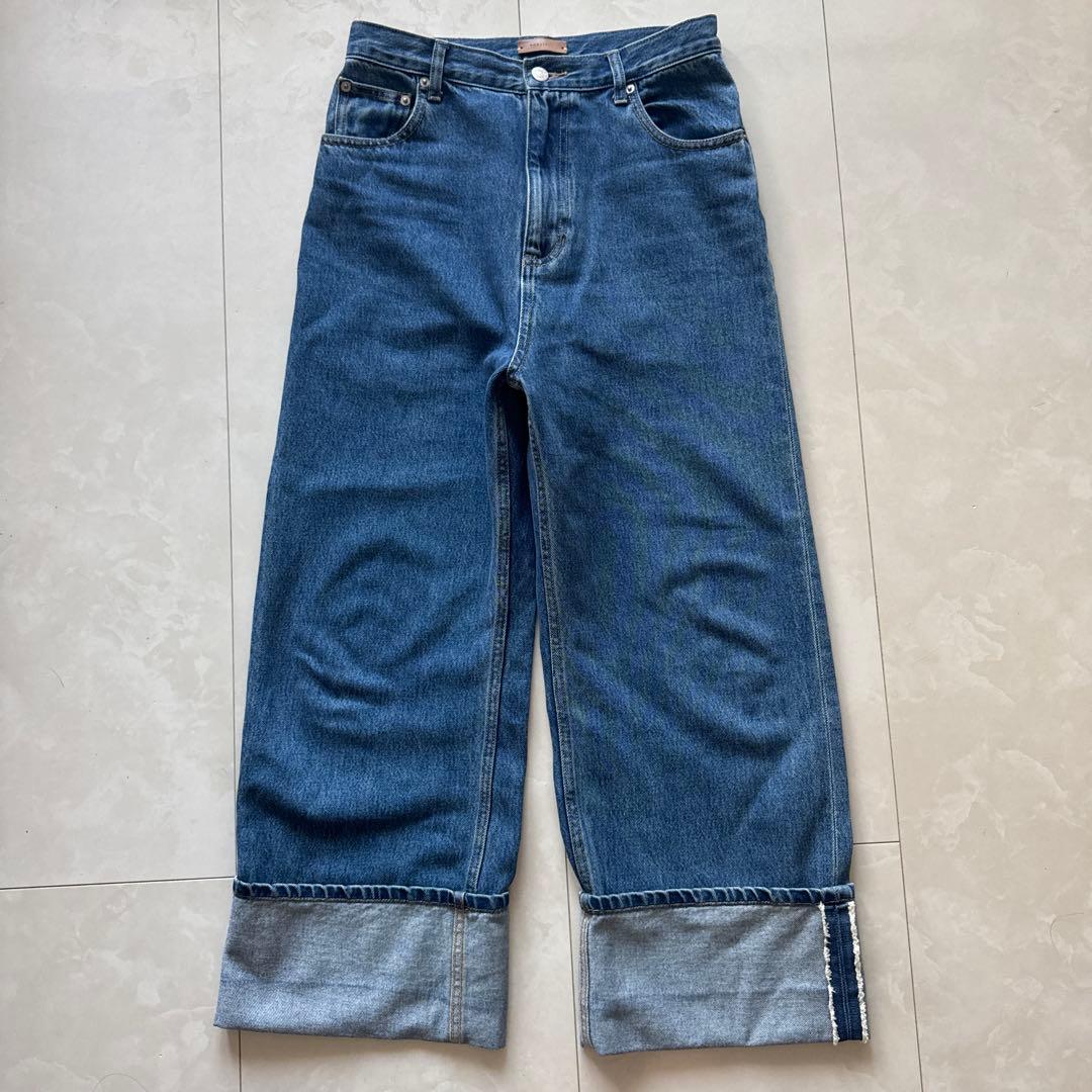 todayful Cary's Denim 25 ブルー