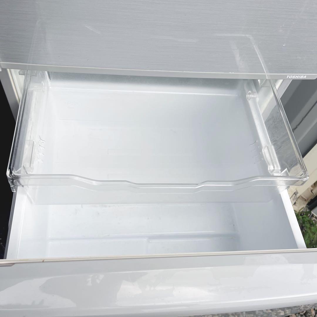 326取付無料！完動品！東芝スタイリッシュシルバー 自動製氷付き5ドア冷蔵庫