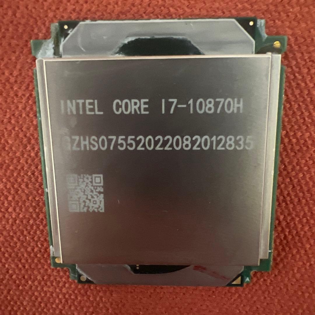 CPU Intel Core i7-10870H CPU