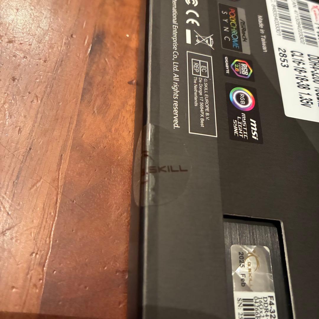 G.SKILL Trident Z Neo DDR4-3200 16GB×2新品