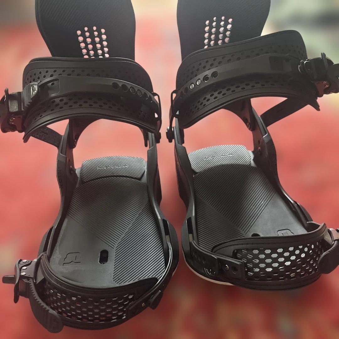 美品☆ UNION FORCE スノーボード ビンディング ブラック　M