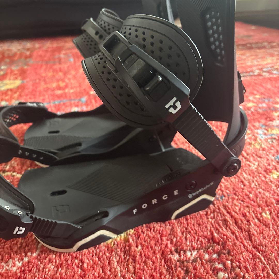 美品☆ UNION FORCE スノーボード ビンディング ブラック　M