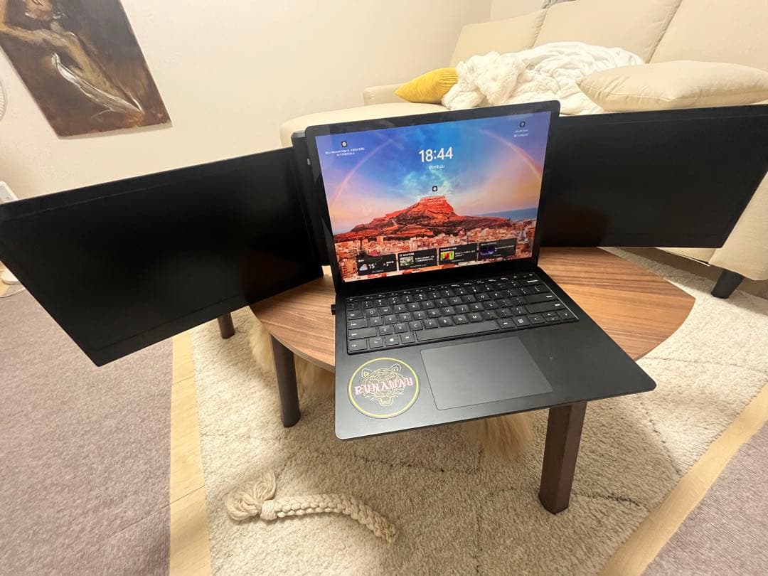 ポータブルモニター 3画面