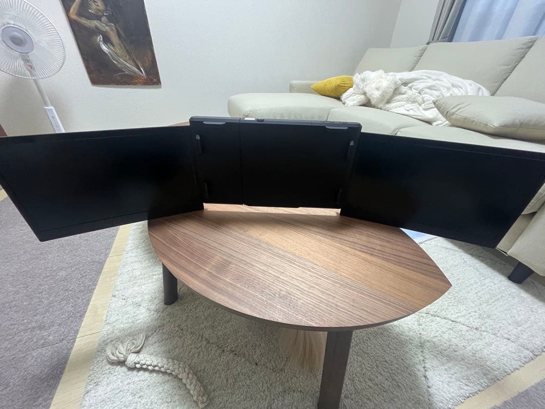 ポータブルモニター 3画面