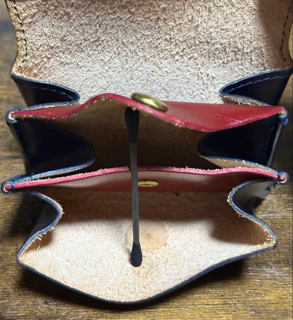 極美品　GLEN SMALL PURSE 限定バイカラー