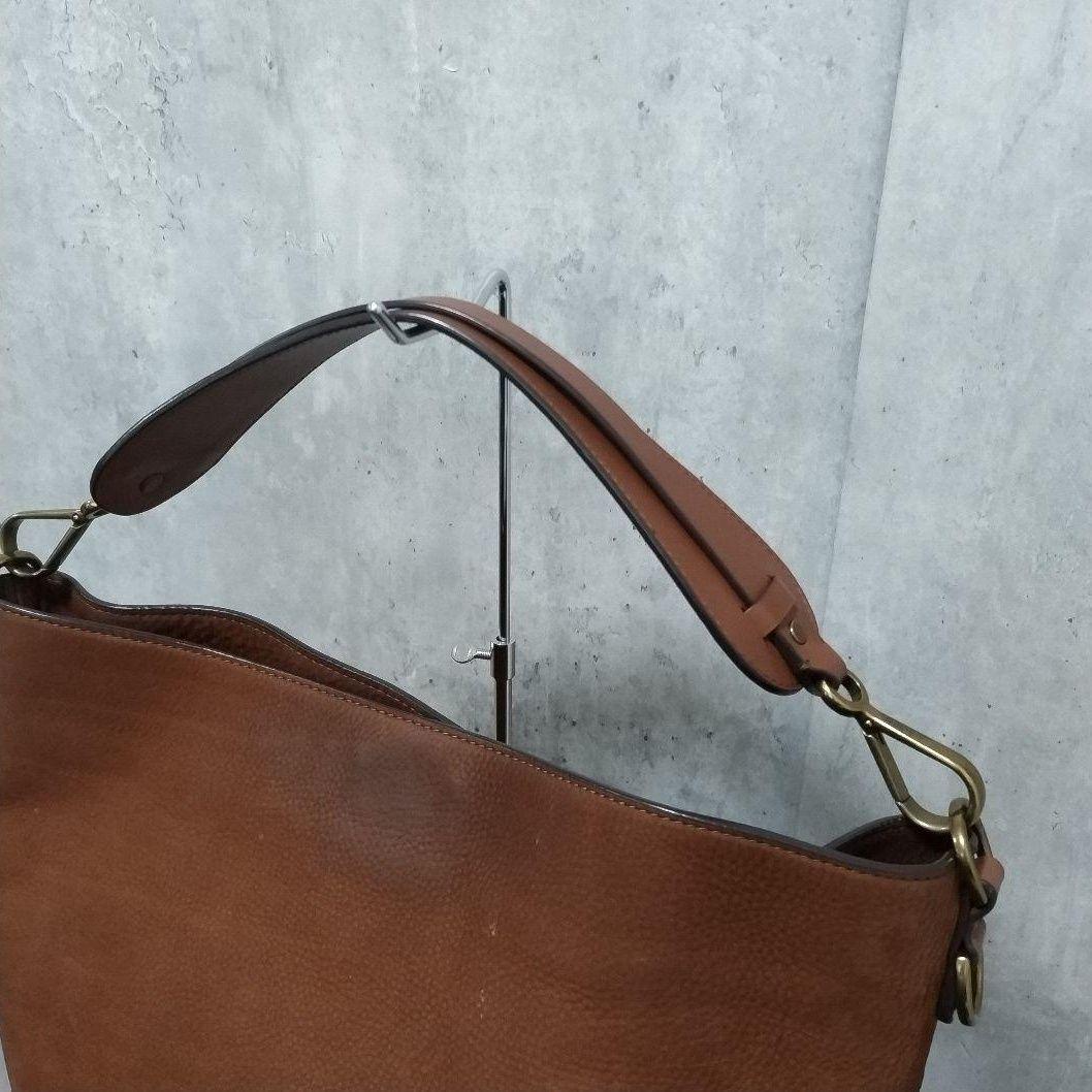 ✅️ポロラルフローレン　ホーボーバッグ スエード 　レザー　ブラウン