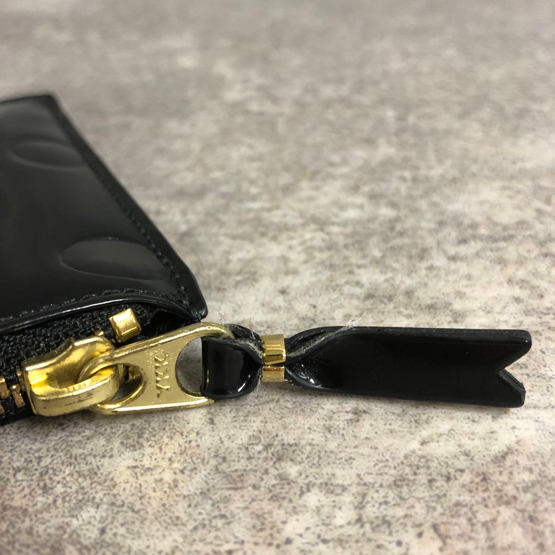 火花様■ コムデギャルソン L字ウォレット ケース ドット 財布