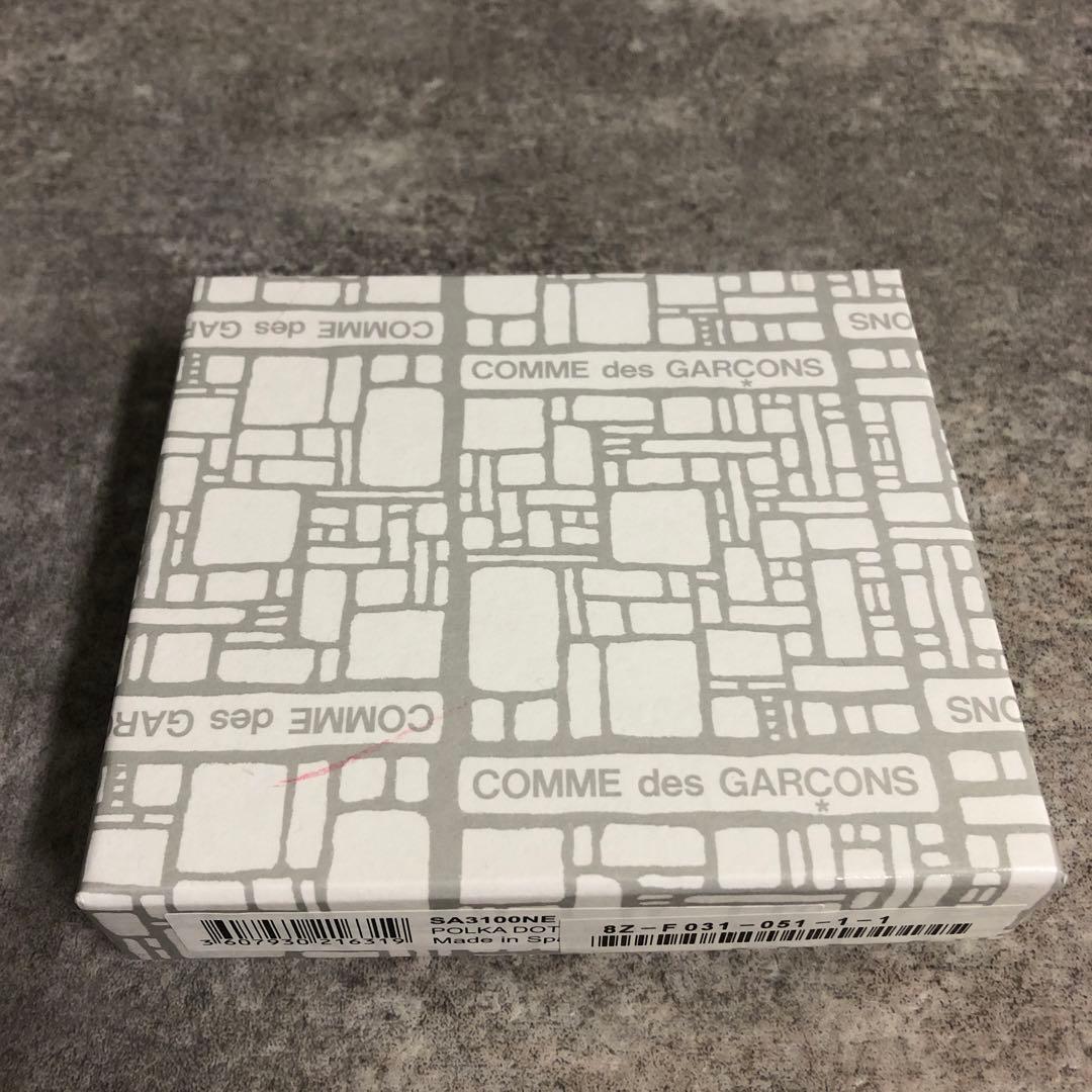 火花様■ コムデギャルソン L字ウォレット ケース ドット 財布