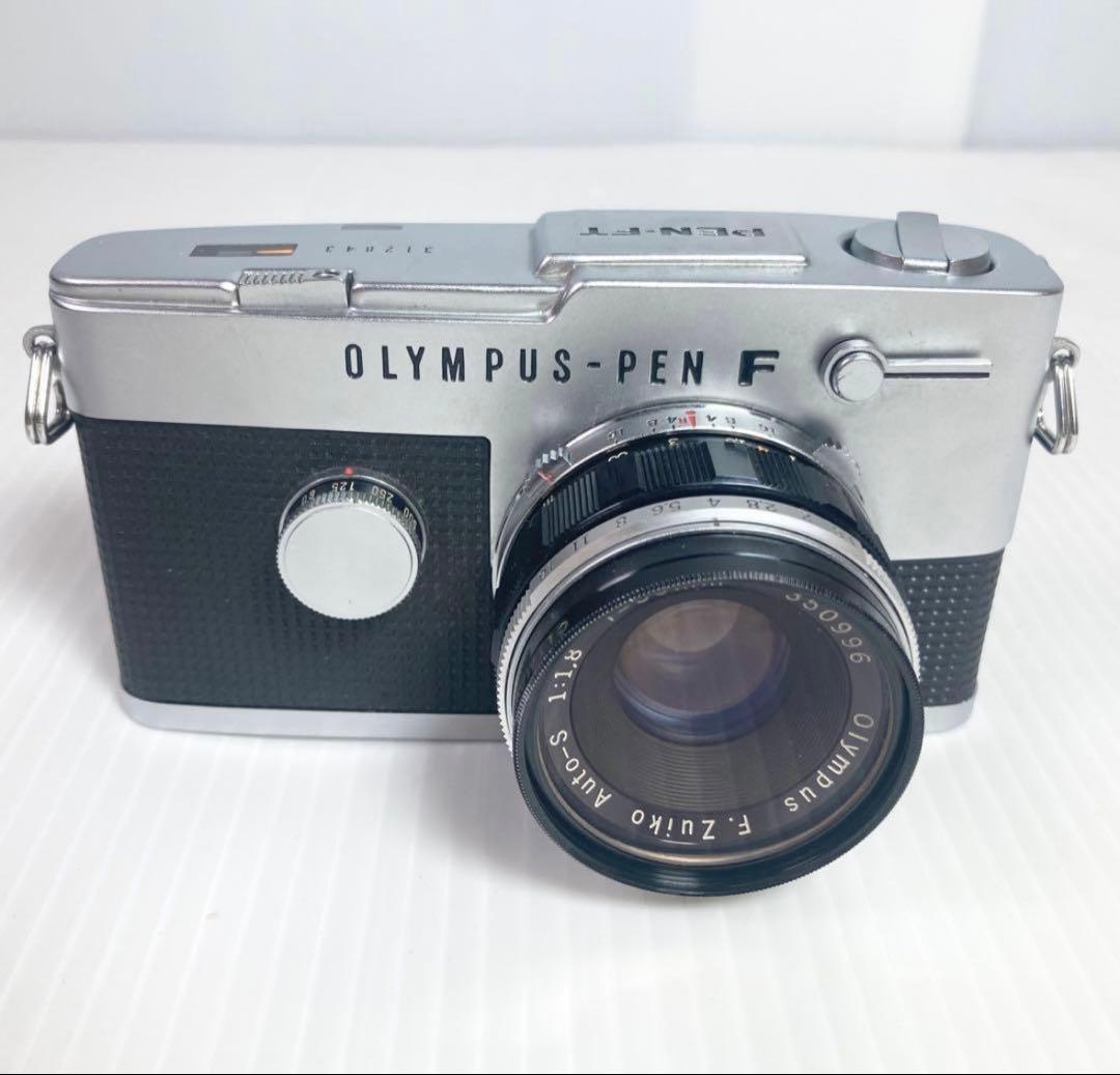 OLYMPUS PEN-FT フィルムカメラ ケース、ストラップ付き