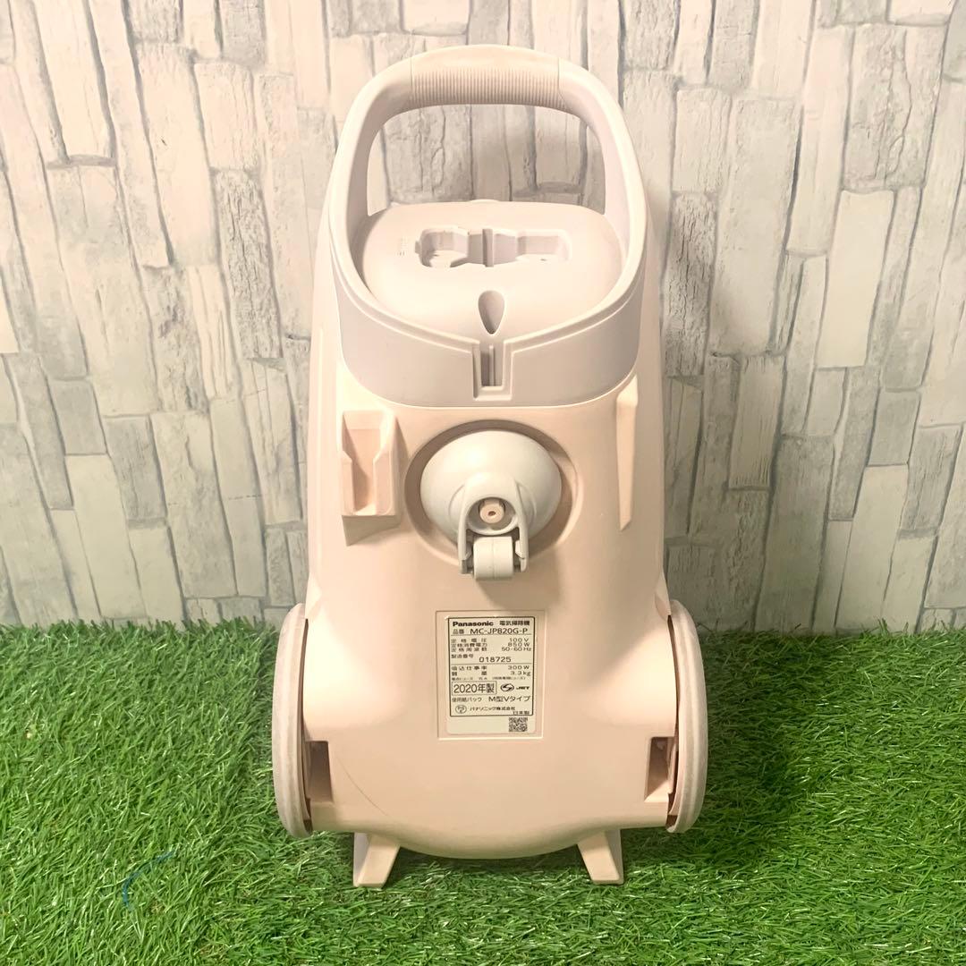 良品動作良 Panasonic MC-JP820G 紙パック式掃除機 2020年