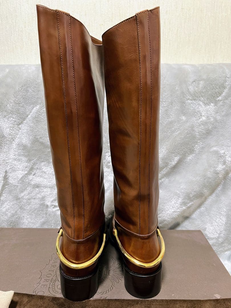 SARTORE（サルトル）ロングブーツ/ブラウン/サイズ37/
