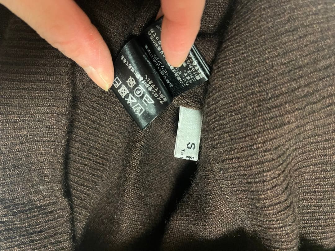 SHE Tokyo シアーニット　Darcy ブラウン　1サイズ