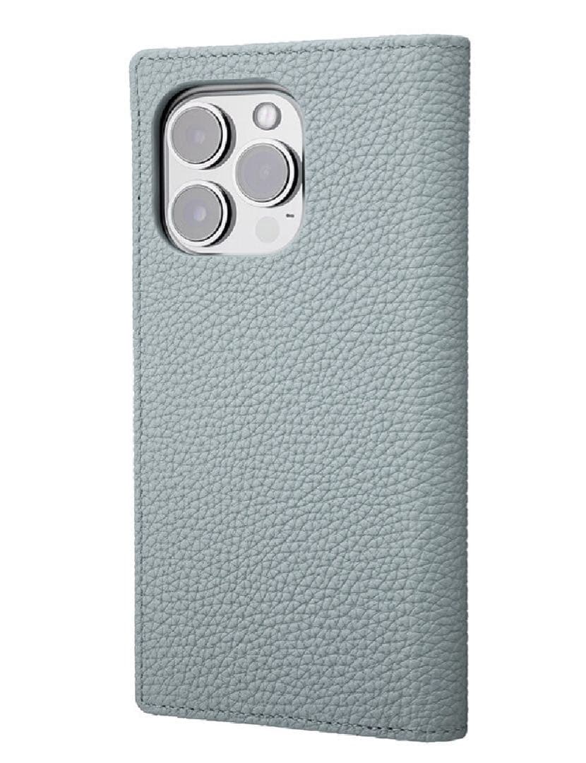 【新品未開封】GRAMAS iPhone13Pro 手帳型ケース ライトブルー